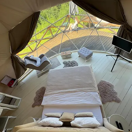 Вилла Gm Eco Bubble Яблоница Экстерьер фото