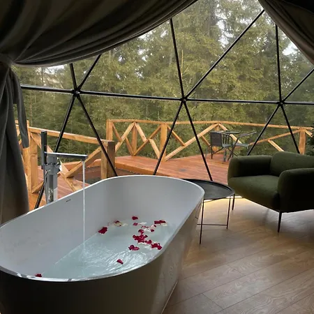 Вилла Gm Eco Bubble Яблоница Экстерьер фото